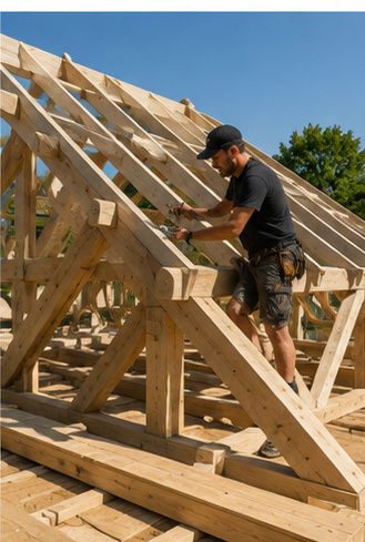 Travaux de charpente bois